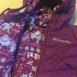 NWT  Columbia Enfant's Cloudy Rowdy  Reversible Jacket